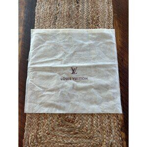 Louis Vuitton Dust Bag 13.5" X 13.5" Beige Luxury Storage Pouch